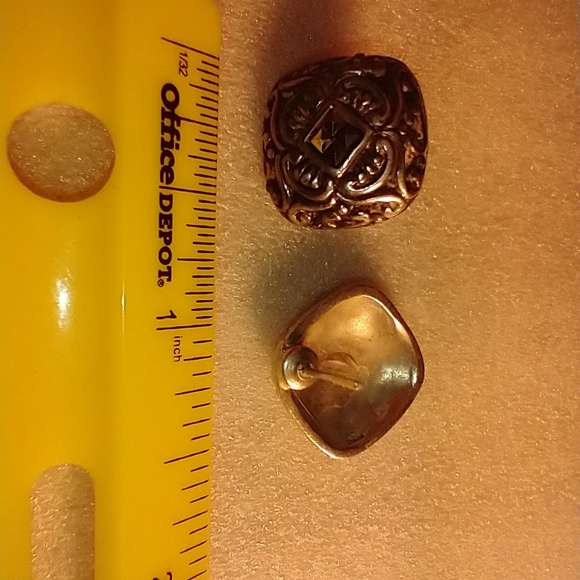 Vintage earrings square - Picture 2 of 7